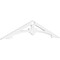 Ekena Millwork Pitch Sellek Architectural Grade PVC Gable Pediment, 72"W x 15"H x 1"P (5/12) GPP072X015X100SLK - alternate 1